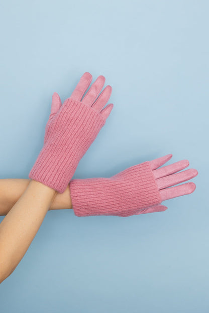 Cozy Knit Wool-Blend Touchscreen Gloves-Soul Flow Apparel