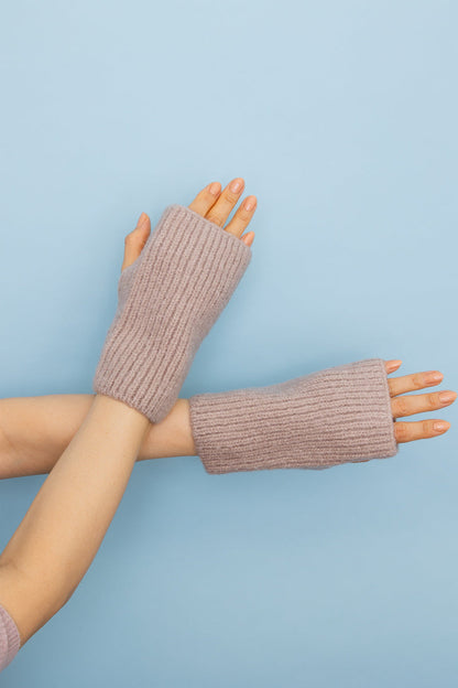 Cozy Knit Wool-Blend Touchscreen Gloves-Soul Flow Apparel
