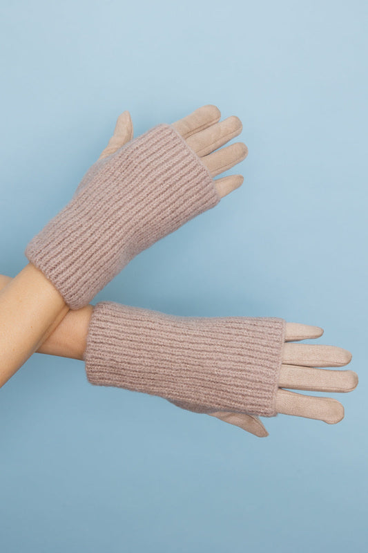 Cozy Knit Wool-Blend Touchscreen Gloves-Soul Flow Apparel