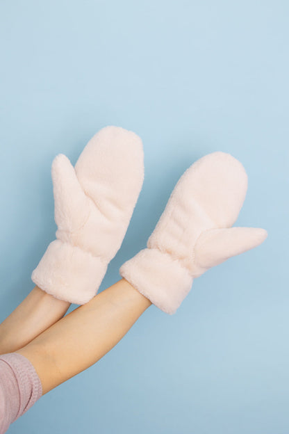 Plush Fleece Lined Cozy Mitten in Soft Colors Leto Collection