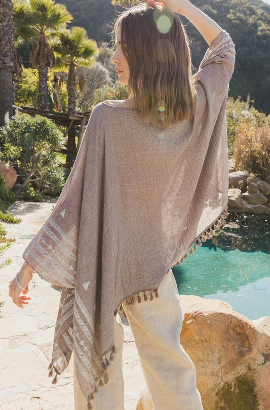 Soul Flow Apparel | Boho Aztec Embroidered Tunic
