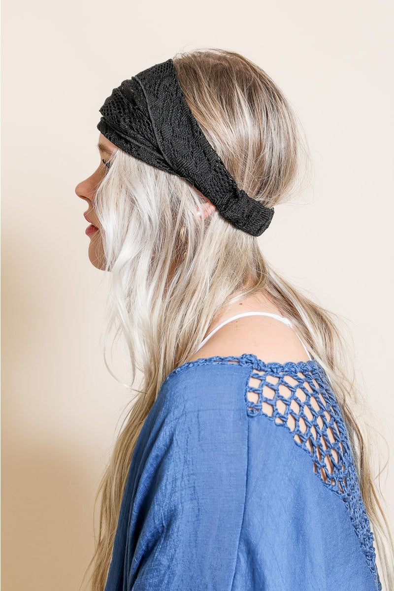 Bohemian Lace Headwrap-Soul Flow Apparel