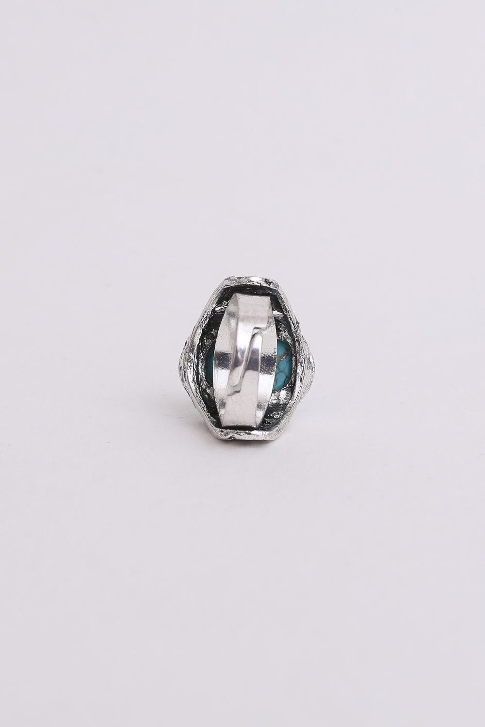 Bohemian Oval Cut Turquoise Ring-Soul Flow Apparel