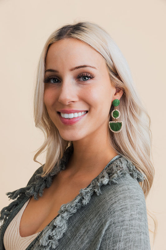 Boho Breeze Woven Rattan Earrings-Soul Flow Apparel