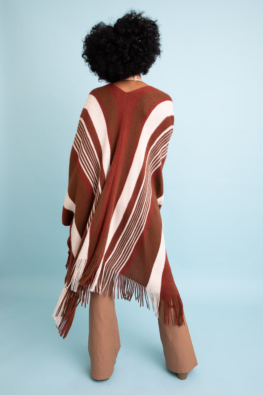 Boho Chic Frayed Edge Ruana-Soul Flow Apparel
