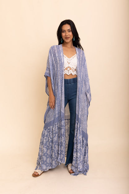 Paisley Free Flow Kimono-Soul Flow Apparel
