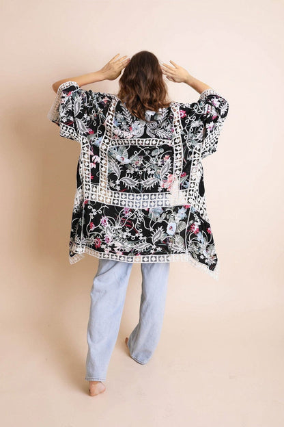 Heirloom Embroidered Kimono-Soul Flow Apparel