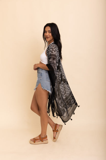 Mandala Tassel Kimono-Soul Flow Apparel