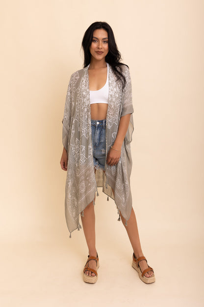 Mandala Tassel Kimono-Soul Flow Apparel