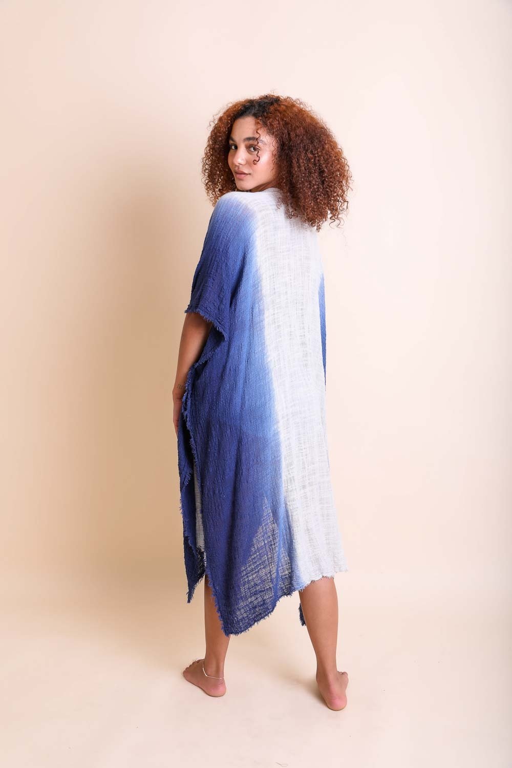 Ombre Cotton Kimono-Soul Flow Apparel