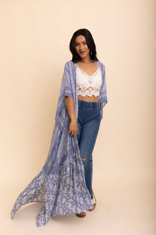Soul Flow Apparel | Boho Paisley Free Flow Kimono