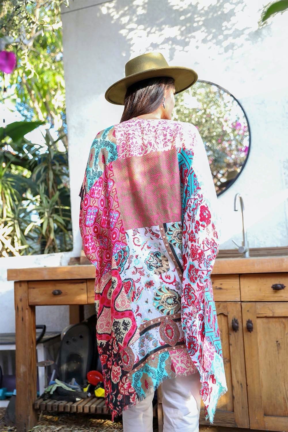 Boho Patchwork Kimono-Soul Flow Apparel