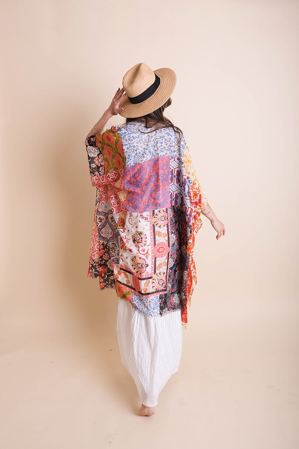 Boho Patchwork Kimono-Soul Flow Apparel