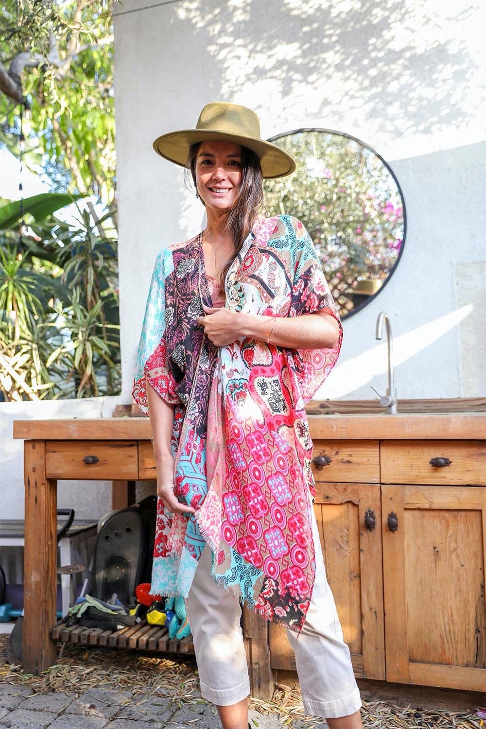 Boho Patchwork Kimono-Soul Flow Apparel