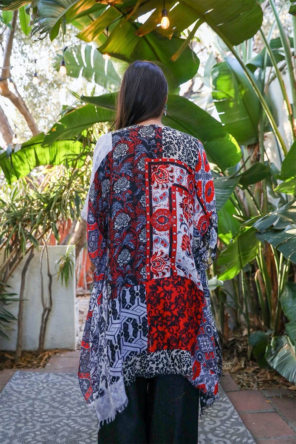 Boho Patchwork Kimono-Soul Flow Apparel
