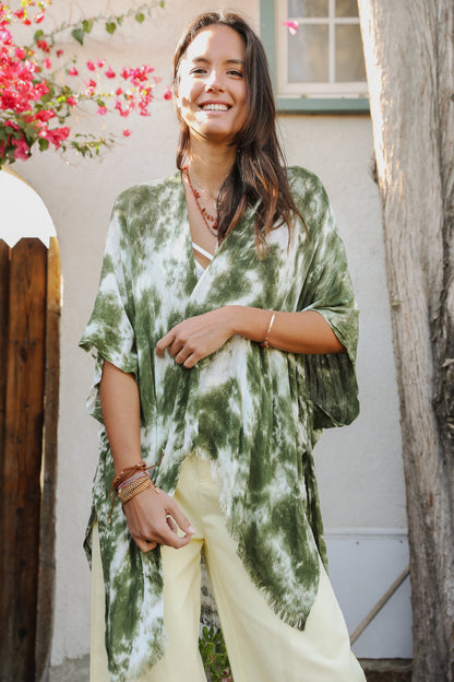 Summer Tie-Dye Kimono-Soul Flow Apparel