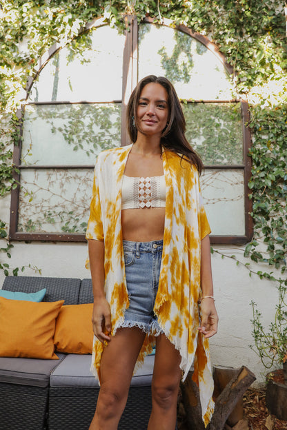 Summer Tie-Dye Kimono-Soul Flow Apparel
