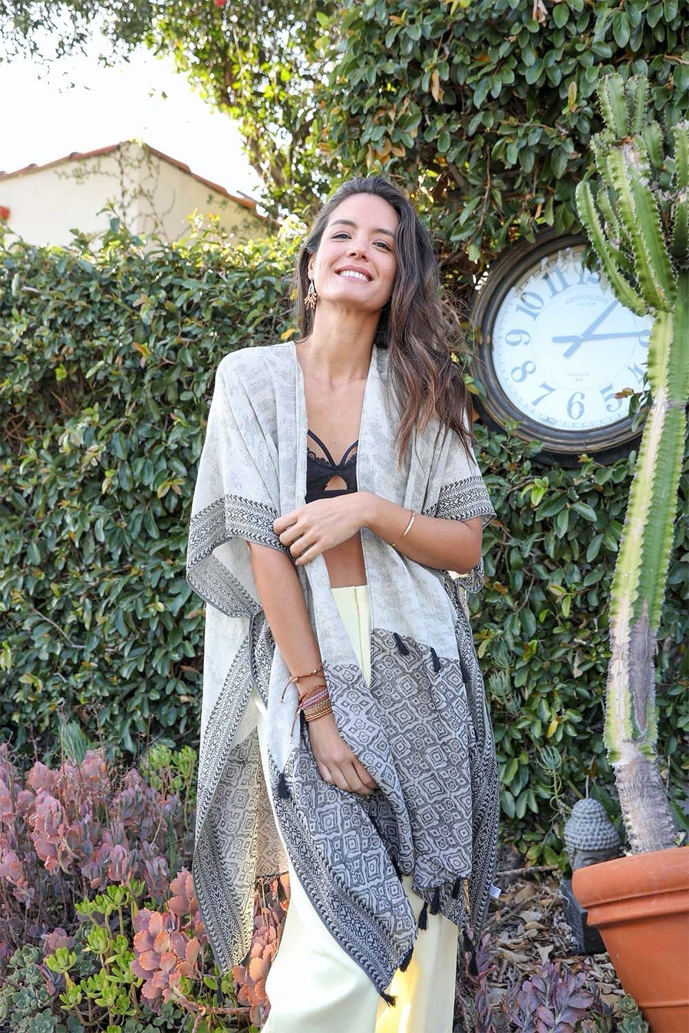 Emerald Coast Tassel Kimono-Soul Flow Apparel