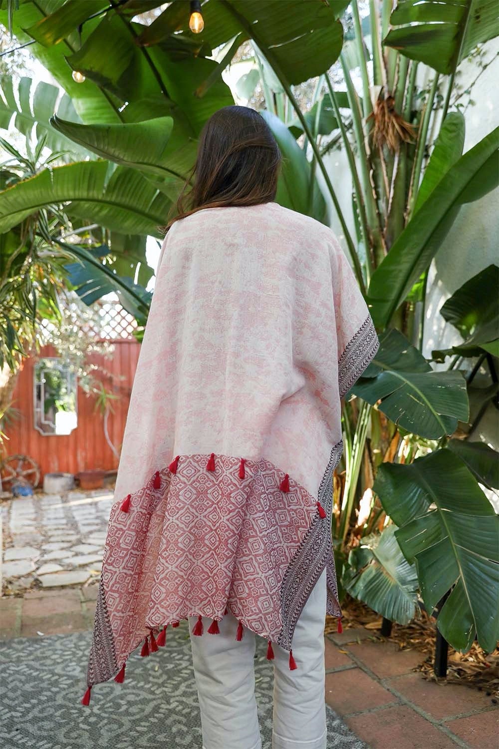 Emerald Coast Tassel Kimono-Soul Flow Apparel