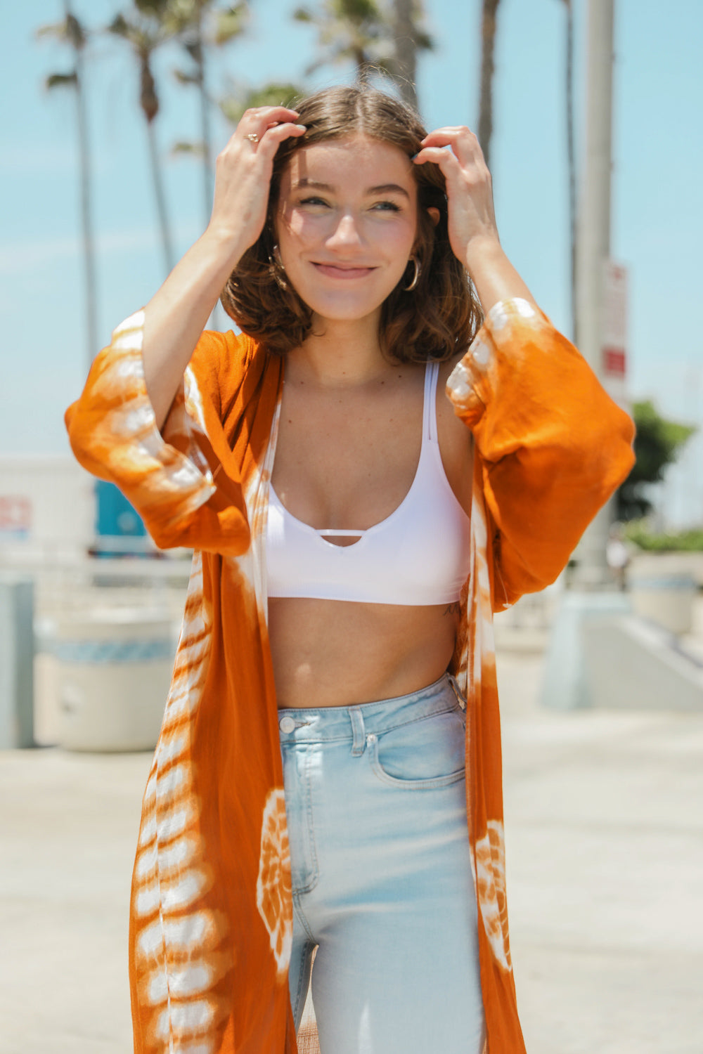Soul Flow Apparel | Boho Tie Dye Kimono for Effortless Style