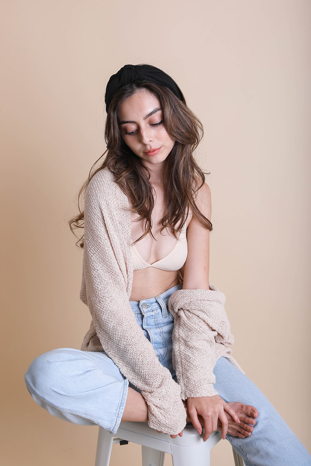 Wide Striped Topknot Headband – Chic and Comfortable-Soul Flow Apparel