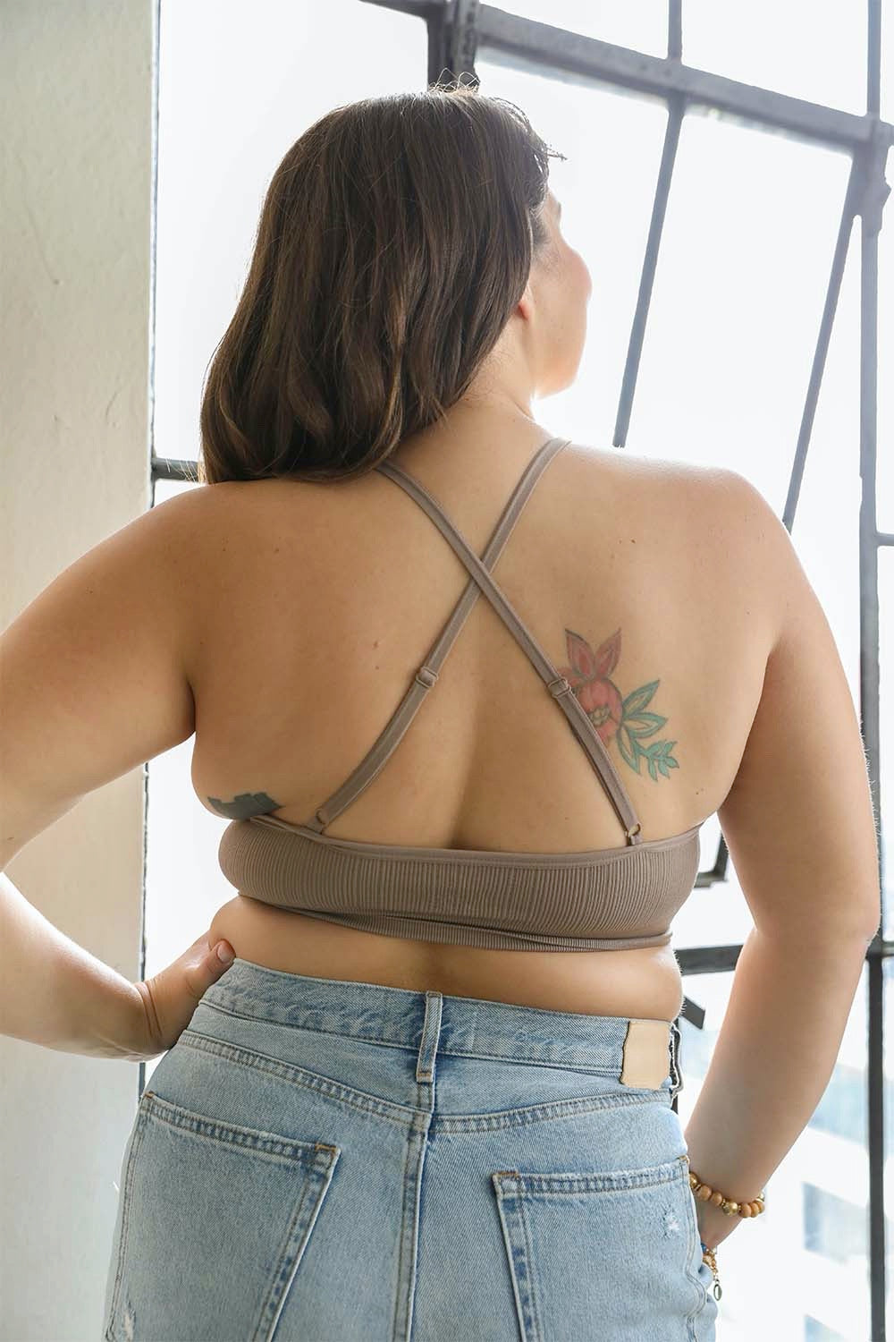 High Neck Crochet Lace Bralette – Stylish Layering Essential-Soul Flow Apparel