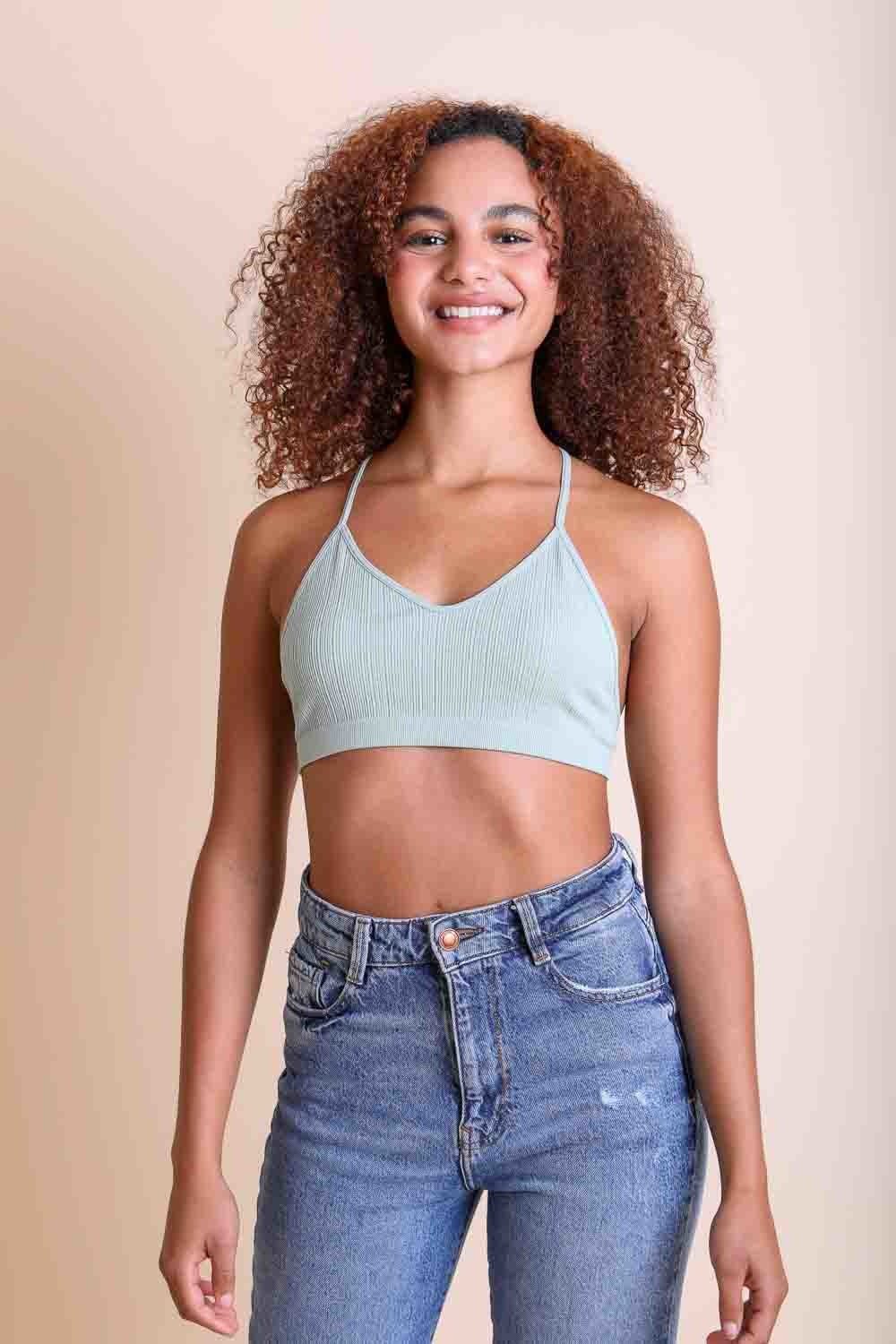 Tattoo Back Bralette – Seamless Design with Mesh Detail-Soul Flow Apparel