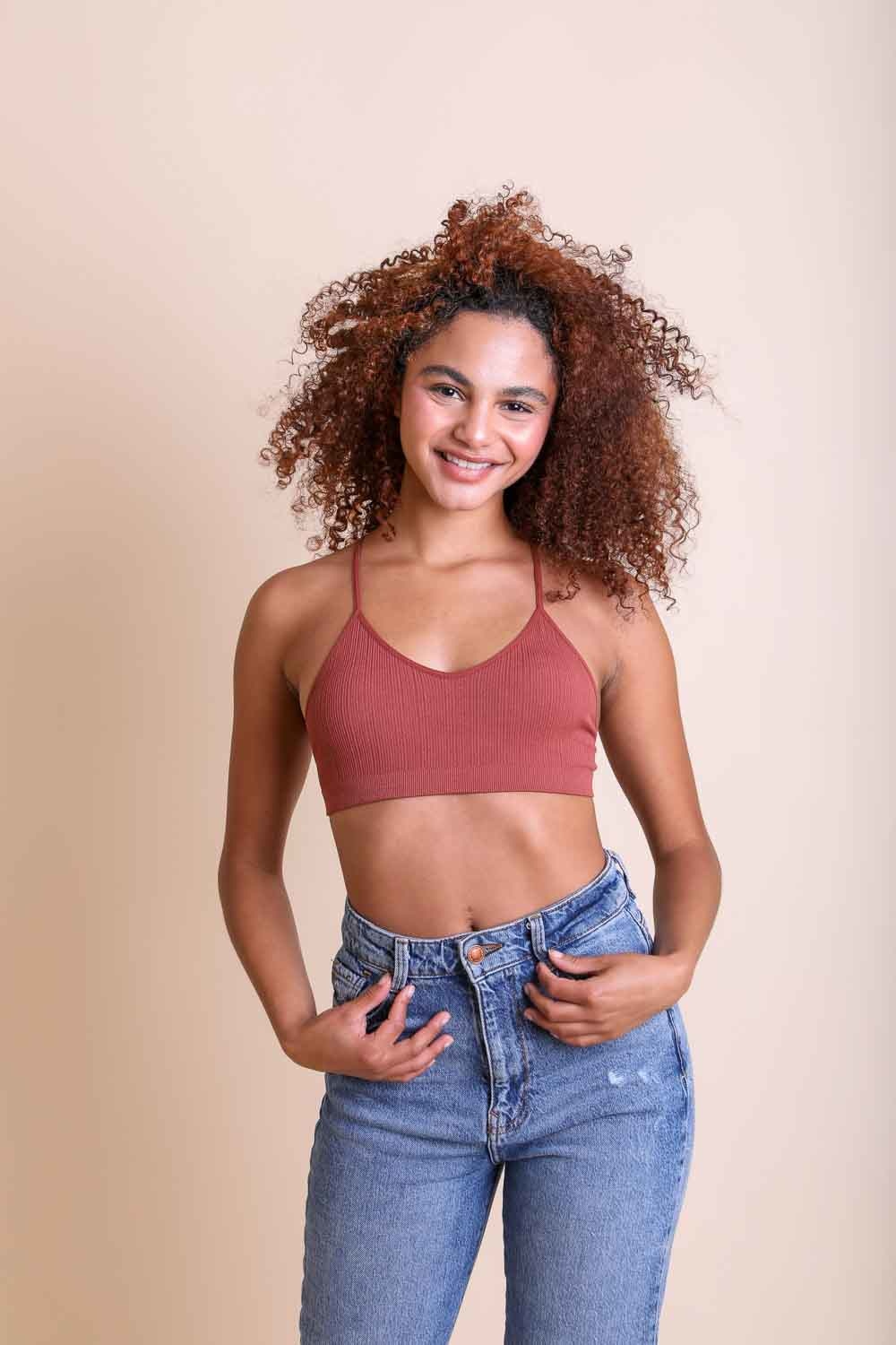 Tattoo Back Bralette – Seamless Design with Mesh Detail-Soul Flow Apparel
