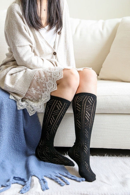 Soul Flow Apparel | Boho Classic Knit Crew Socks