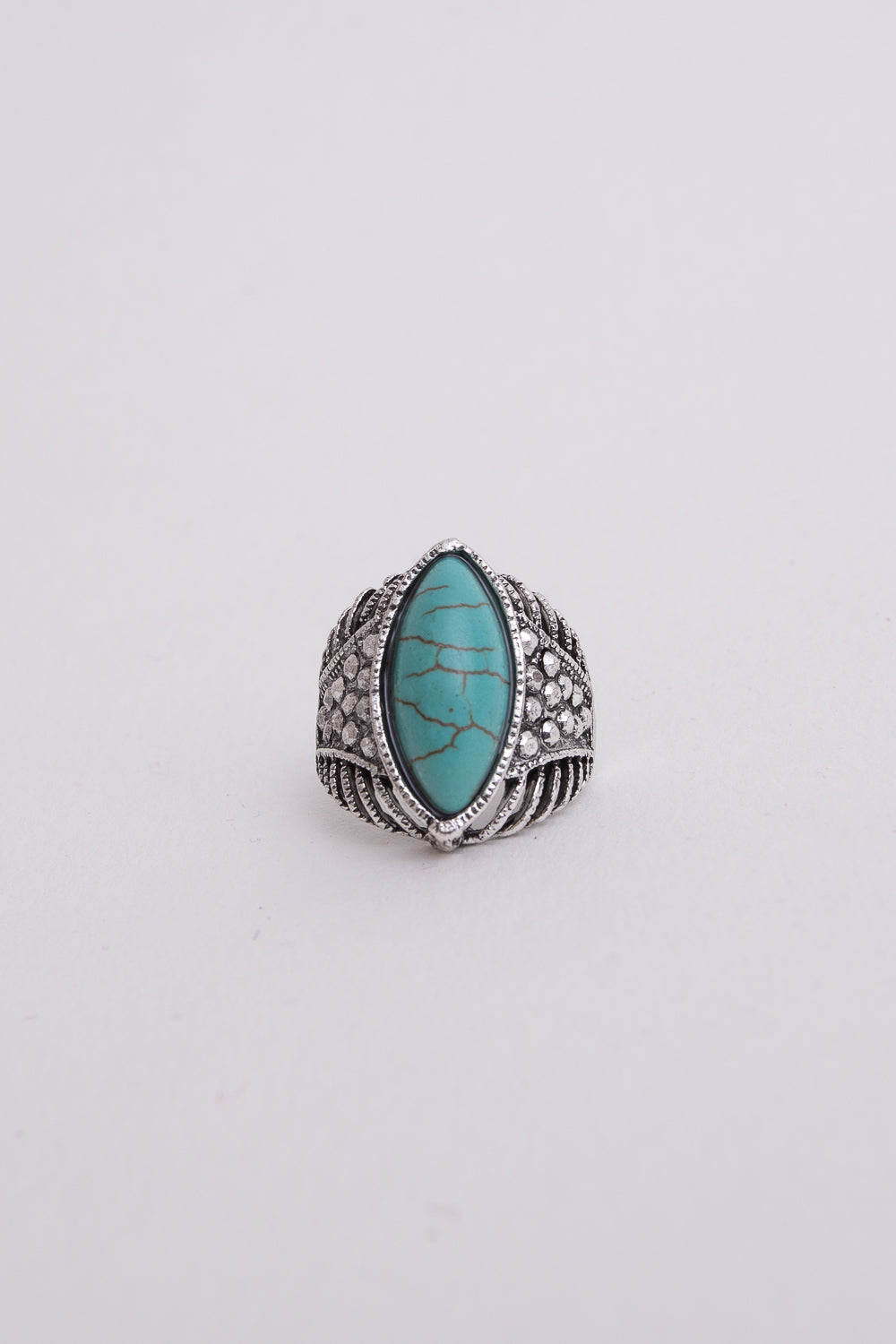 Classic Marquise Turquoise Ring-Soul Flow Apparel