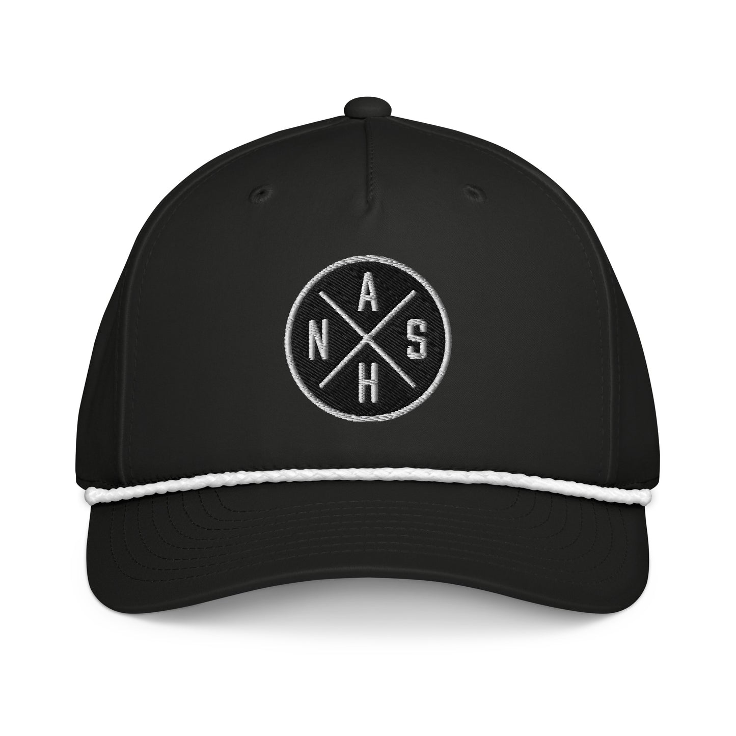 Circled NASH Classic Rope Cap, Nashville Hat-Soul Flow Apparel