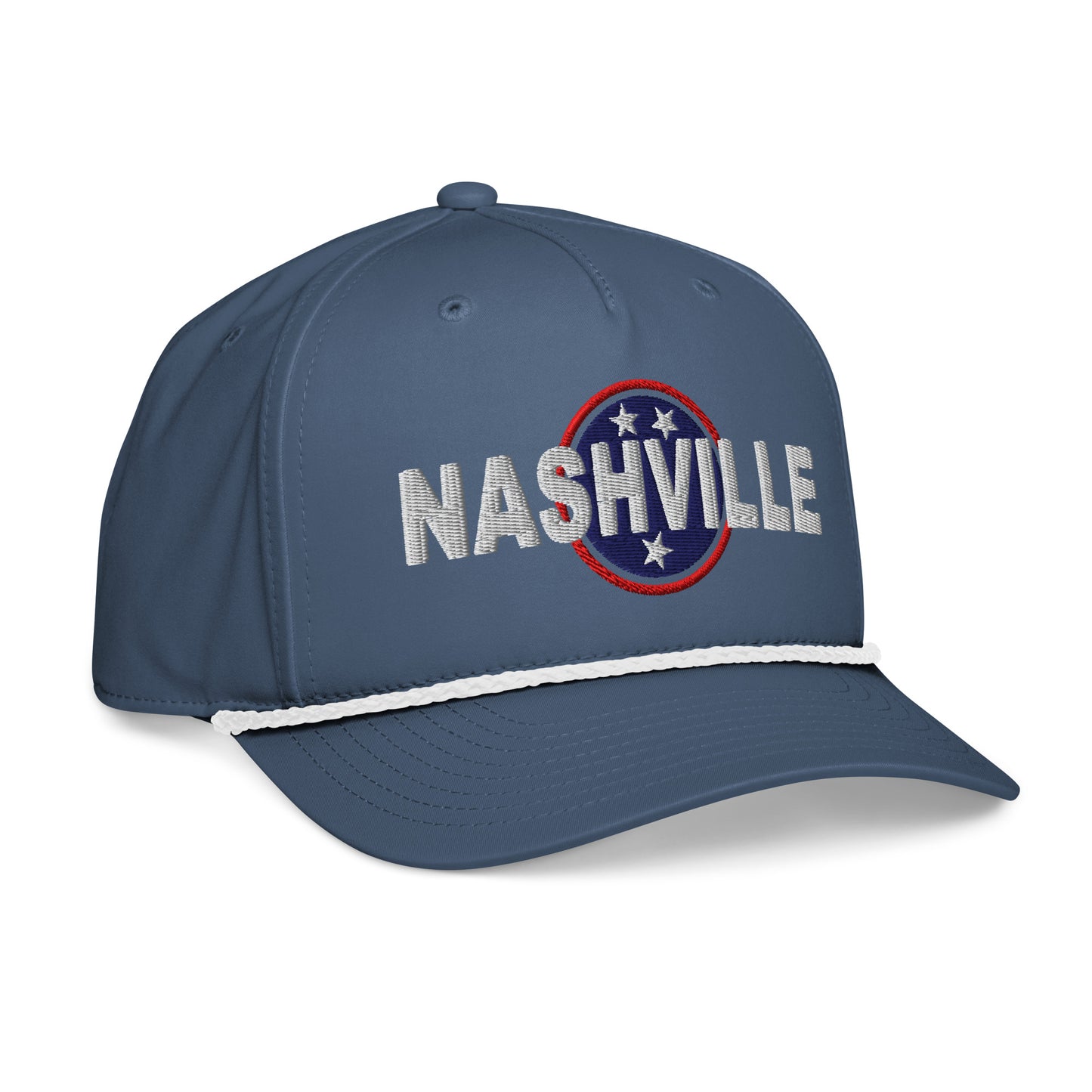 Nashville Embroidered Classic Rope Cap, Nash Hat-Soul Flow Apparel