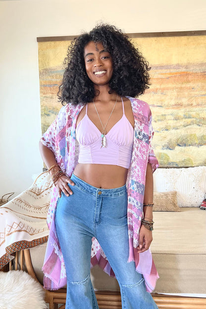 Colorful Splatter Kimono