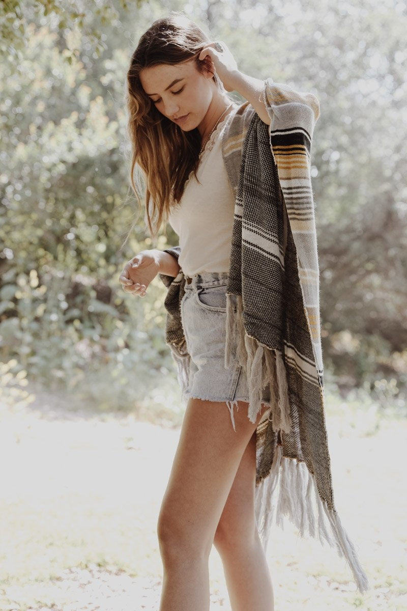 Cow Skull Serape-Soul Flow Apparel