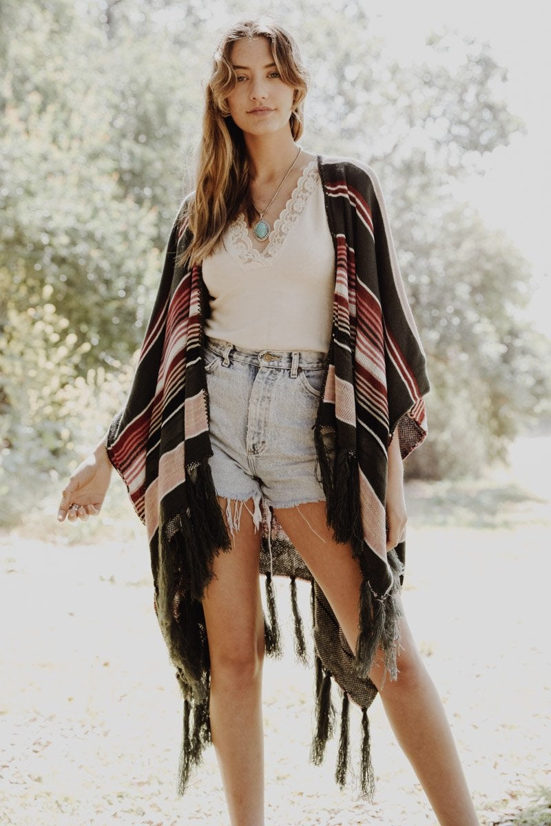 Cow Skull Serape-Soul Flow Apparel