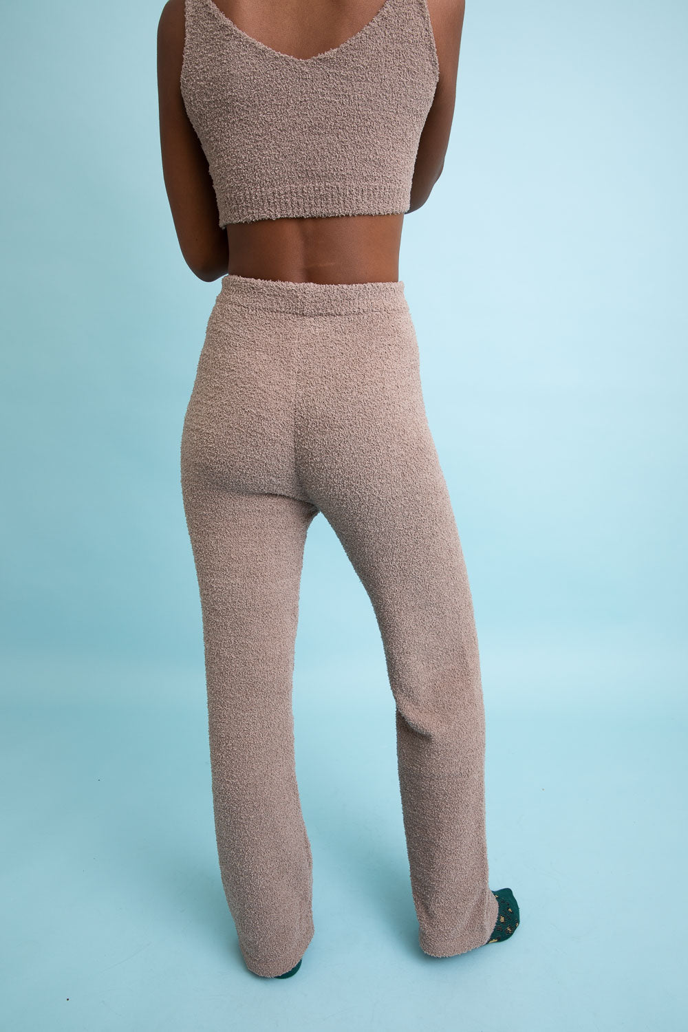 Cozy Boucle Lounge Pants-Soul Flow Apparel