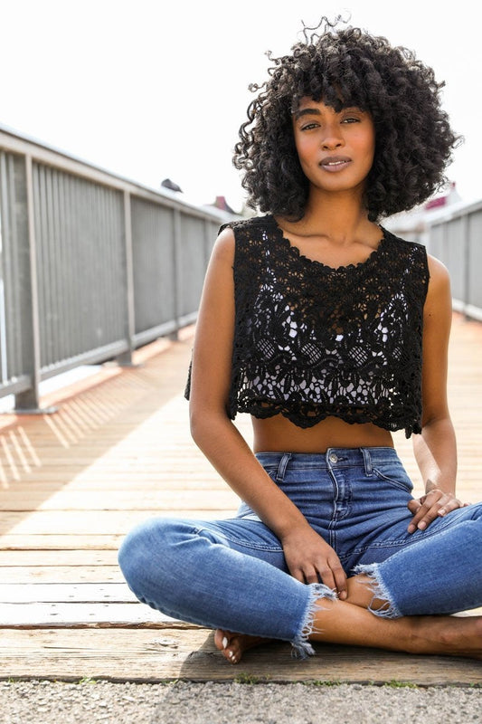 Soul Flow Apparel | Boho Crochet Layering Crop Top