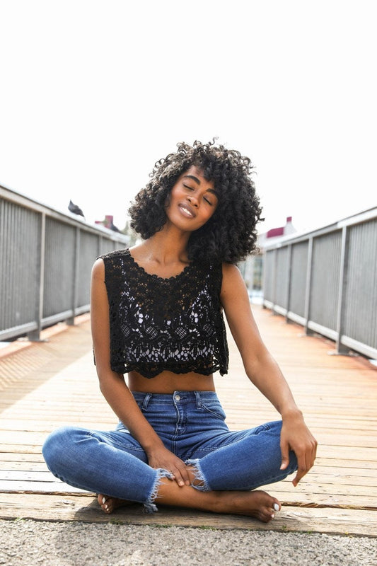 Soul Flow Apparel | Boho Crochet Layering Crop Top