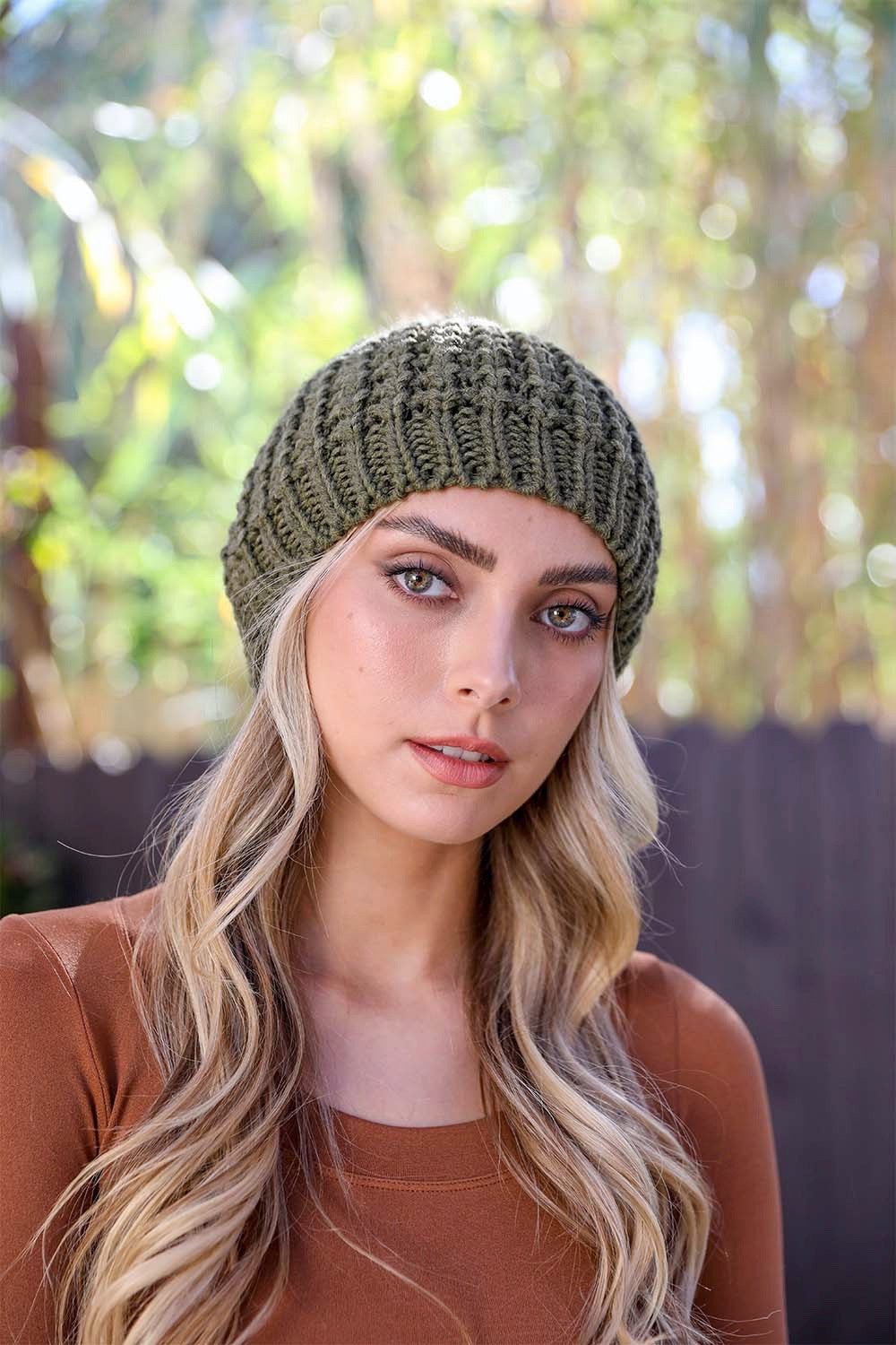 Cute Textured Pom Beanie-Soul Flow Apparel