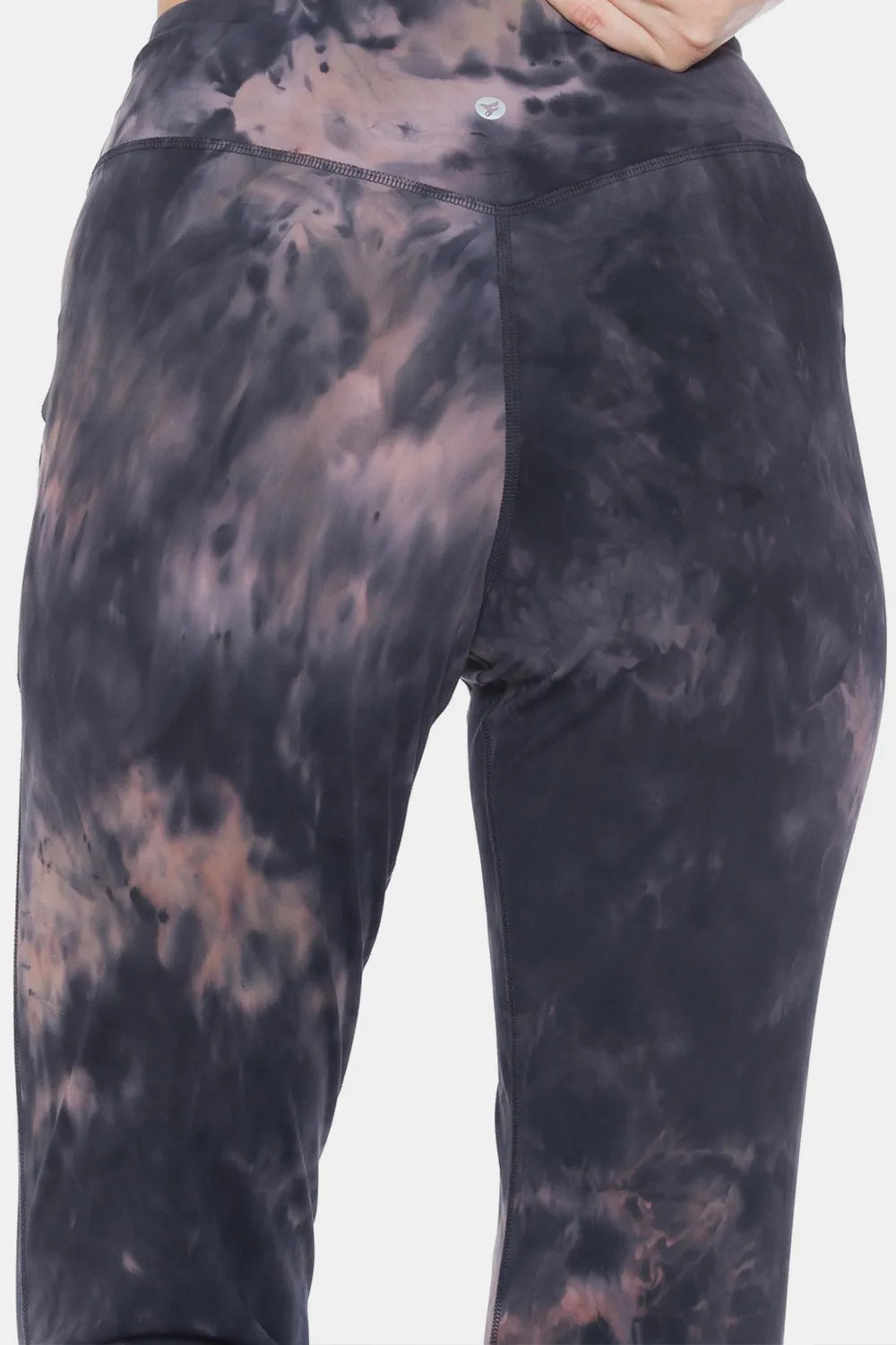 Trendsi tie-dye high waist leggings with a stylish design and comfortable fit for workouts