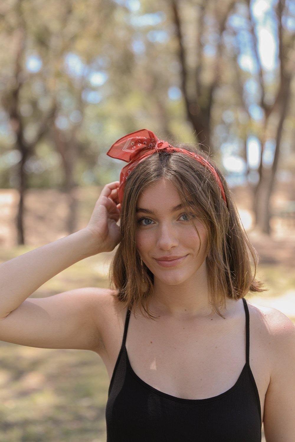Daisy Flower Field Bandana-Soul Flow Apparel