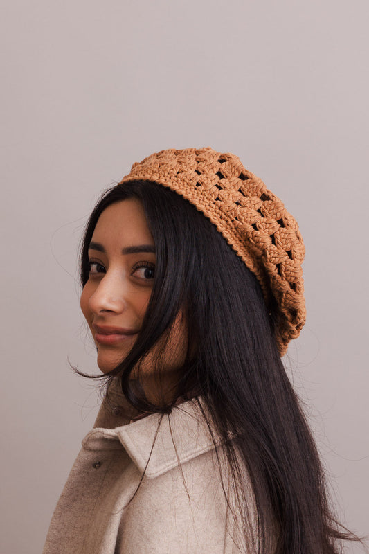 Darling Crochet Knitted Beret-Soul Flow Apparel