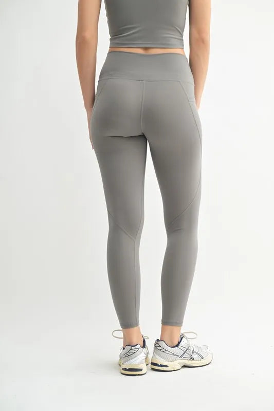 MONO B Venice Cloud Light Sculpt High-Waisted Leggings-Soul Flow Apparel