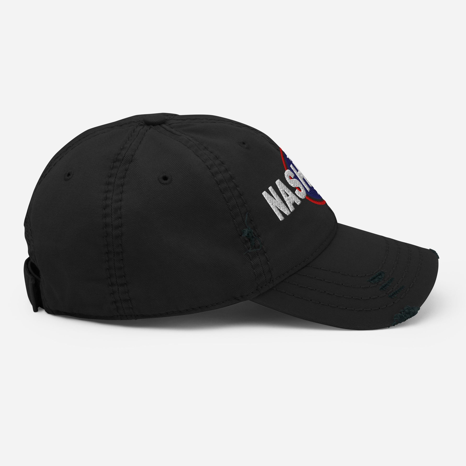 Nashville Embroidered Distressed Dad Hat-Soul Flow Apparel