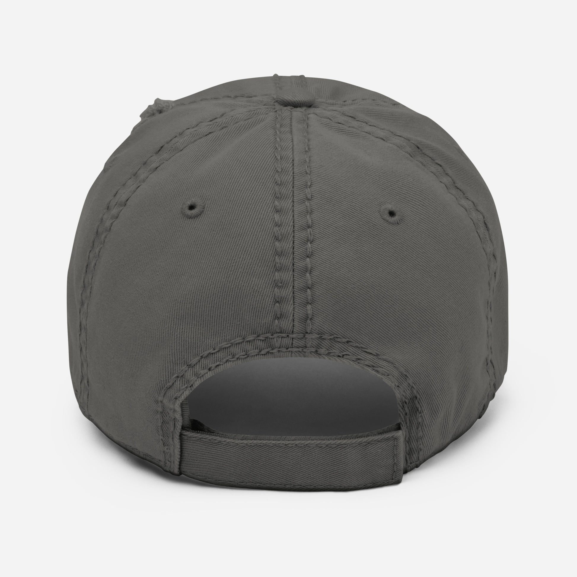 Nash Embroidered Distressed Dad Hat, Flow Font-Soul Flow Apparel