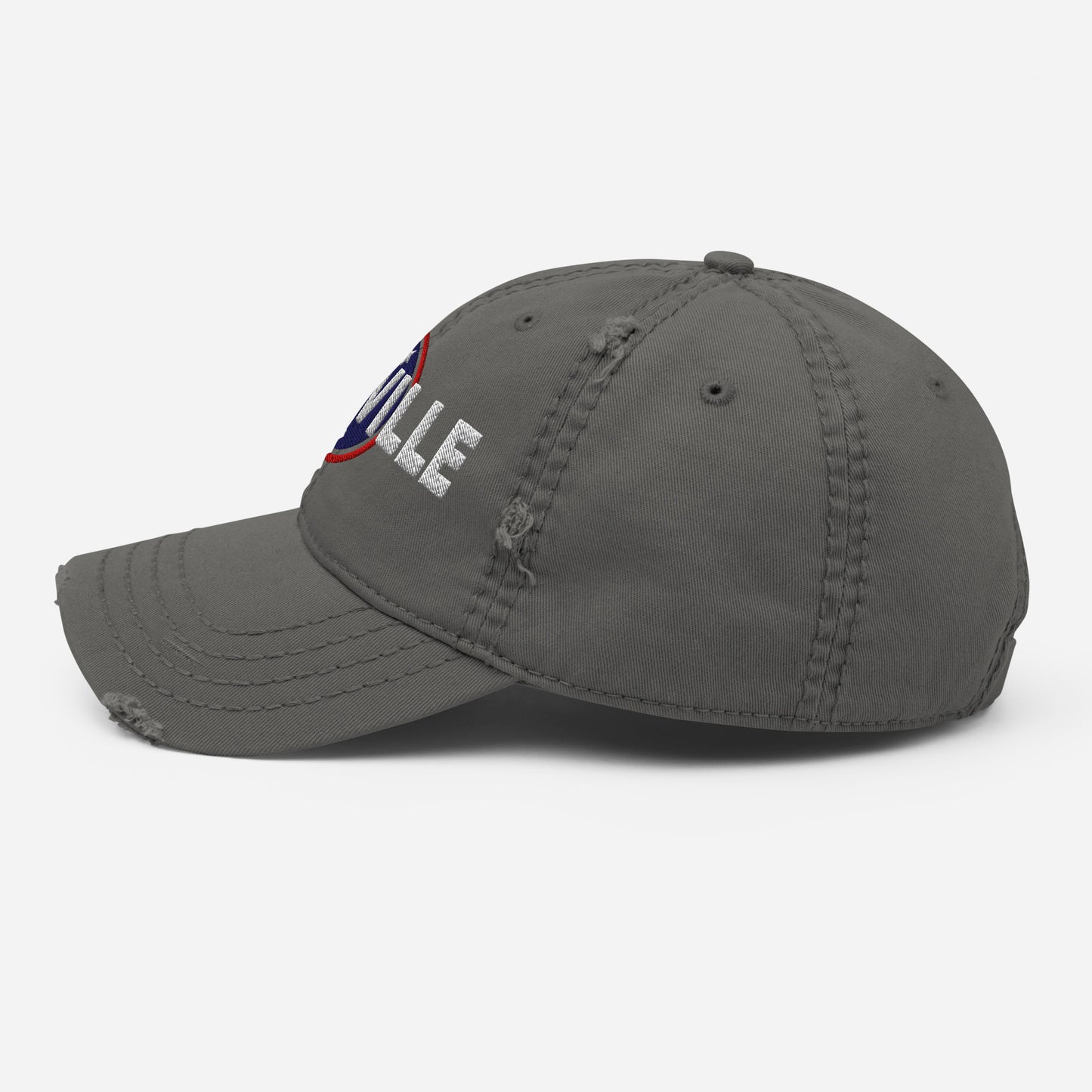 Nashville Embroidered Distressed Dad Hat-Soul Flow Apparel