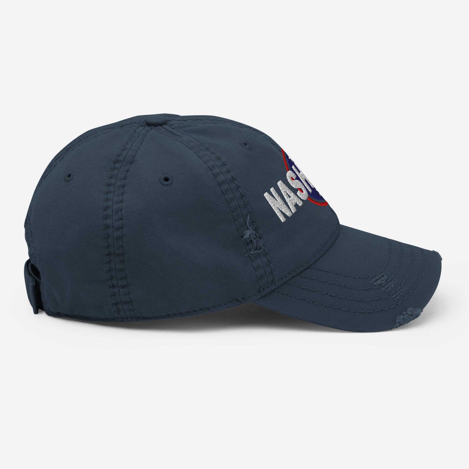 Nashville Embroidered Distressed Dad Hat-Soul Flow Apparel