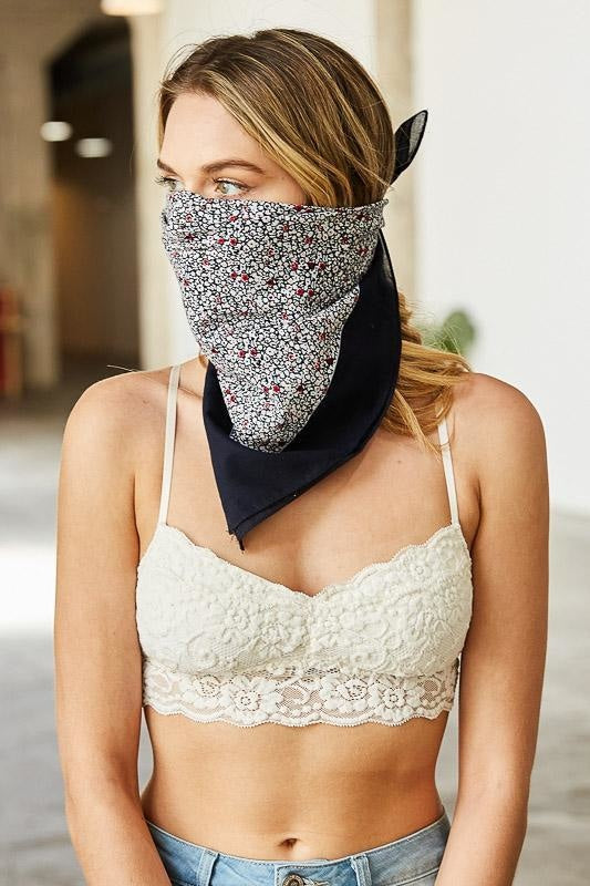 Ditsy Floral Bandana-Soul Flow Apparel