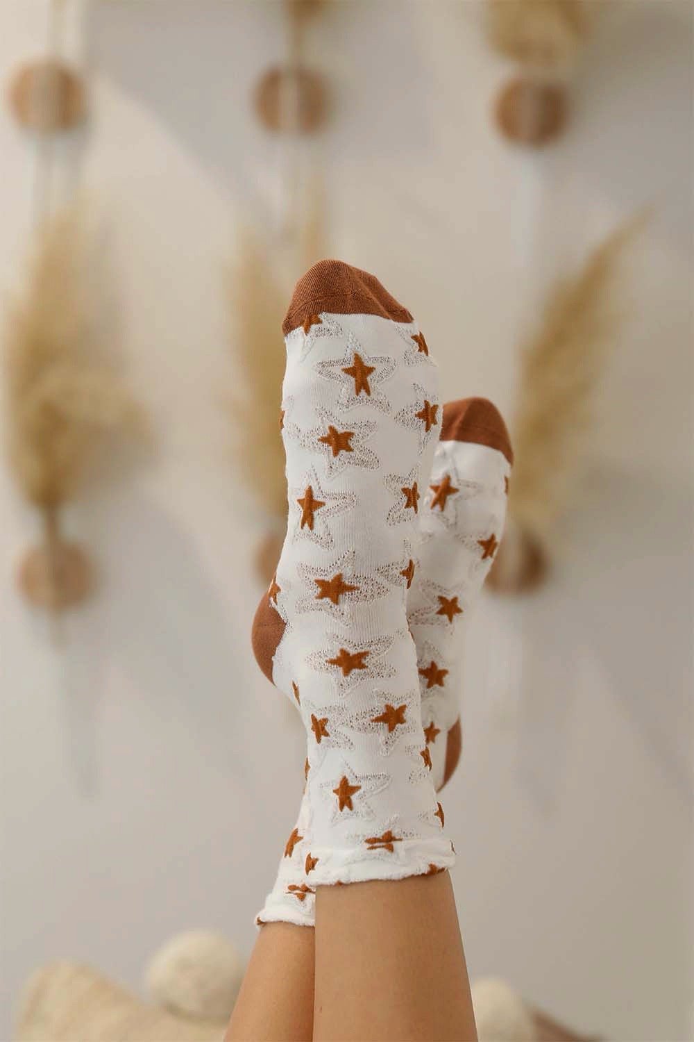 Eco-Friendly Star Design Socks-Soul Flow Apparel