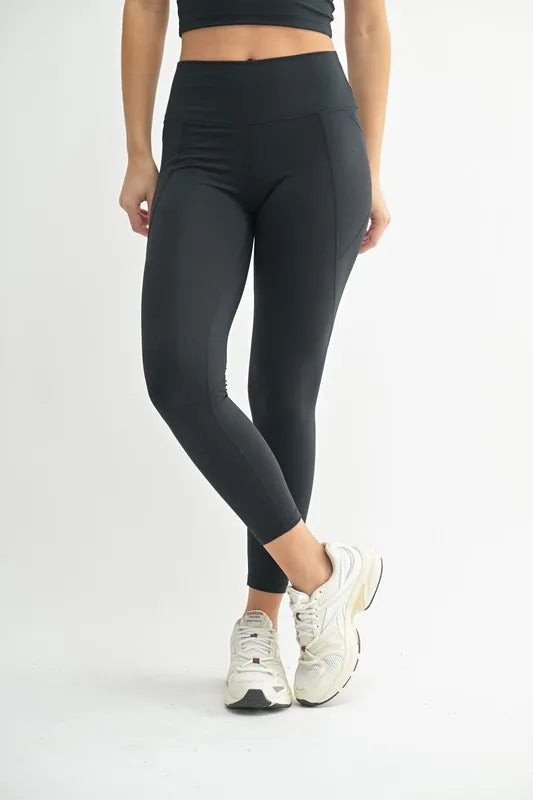 MONO B Venice Cloud Light Sculpt High-Waisted Leggings-Soul Flow Apparel